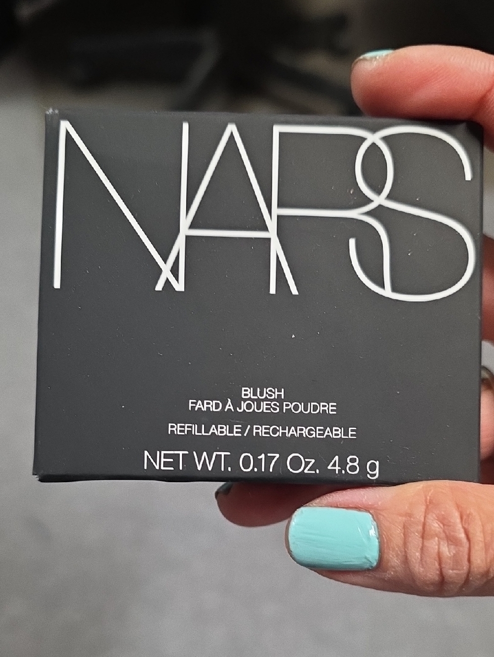 NARS Blush Compact in Black with White Logo Deep Throat